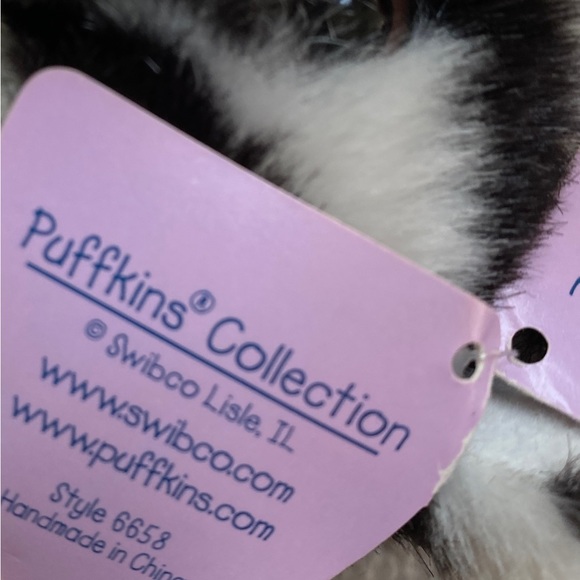 Vintage 1997 Zack the Zebra Puffins by Swibco wz tag - Picture 5 of 10